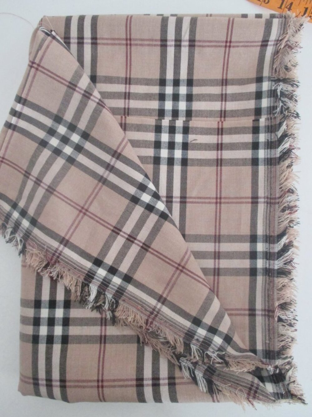 Tartan Yarn Dyed Fabric Almost 3 Yards